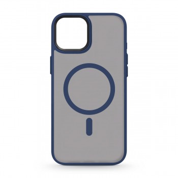Чехол-накладка с MagSafe ArmorStandart Uniq Magsafe для Apple iPhone 15 Plus Dark Blue