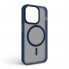 Чохол MagSafe з матовою прозорою панеллю ArmorStandart Uniq MagSafe для Apple iPhone 13 Pro, Dark Blue