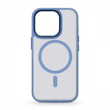 Чохол-накладка ArmorStandart Uniq Magsafe для Apple iPhone 15 Pro, TPU + PC, світло-блакитний