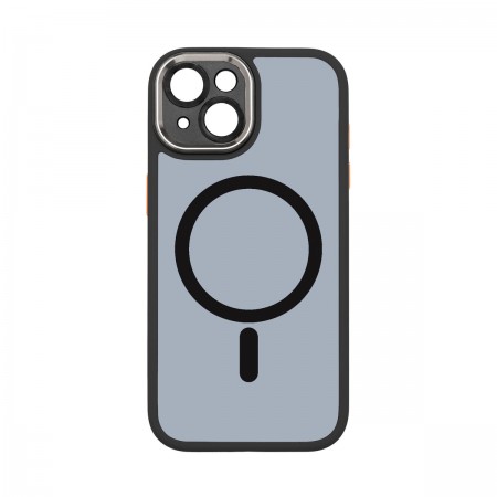 Протиударний чохол ArmorStandart Unit MagSafe SE для Apple iPhone 15, Black Orange (чорний)