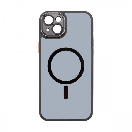 Чехол-накладка с MagSafe ArmorStandart Unit MagSafe SE для Apple iPhone 15 Plus, Black Orange
