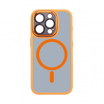 Чохол ArmorStandart Unit MagSafe SE для Apple iPhone 15 Pro, помаранчево-чорний