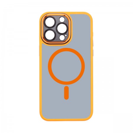 Чехол ArmorStandart Unit MagSafe SE для Apple iPhone 15 Pro Max, оранжевый (Orange Black)