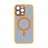 Чехол ArmorStandart Unit MagSafe SE для Apple iPhone 15 Pro Max, оранжевый (Orange Black)