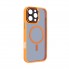 Чехол ArmorStandart Unit MagSafe SE для Apple iPhone 15 Pro Max, оранжевый (Orange Black)