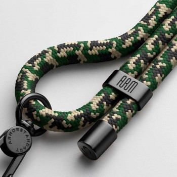 Ремешок для смартфона ArmorStandart Rope Black Military with Clear holder, Black Military