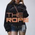 Ремешок для смартфона ArmorStandart Rope Black Peach with Clear holder, Black Peach (оранжевый)
