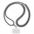 Ремінець для смартфона ArmorStandart Rope Titanium Grey with Clear holder, Titanium Grey (сірий)