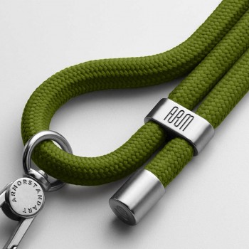Ремешок для смартфона ArmorStandart Rope Titanium Moss with Clear holder, Titanium Moss (зеленый)