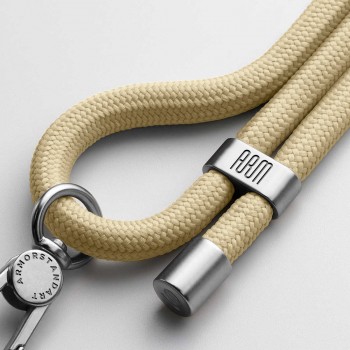 Ремешок для смартфона ArmorStandart Rope Titanium Sand with Clear holder, Titanium Sand (желтый)