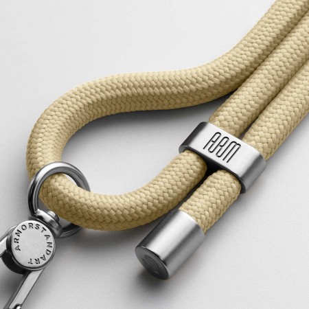 Ремінець для смартфона ArmorStandart Rope Titanium Sand with Clear holder, Titanium Sand (жовтий)