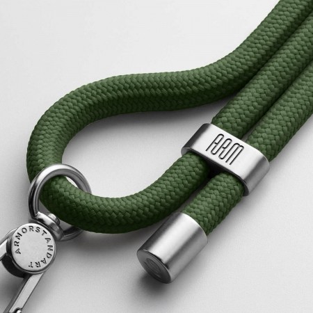 Ремінець для смартфона ArmorStandart Rope Titanium Fern with Clear holder, Titanium Fern (зелений)