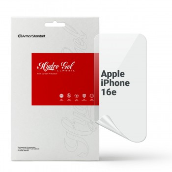 Гідрогелева плівка ArmorStandart для Apple iPhone 16e, діагональ 6.1 Гідрогелева плівка ArmorStandart для Apple iPhone 16e, діагональ 6.1