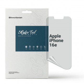 Гідрогелева плівка ArmorStandart матова для Apple iPhone 16e, діагональ 6.1 Гідрогелева плівка ArmorStandart матова для Apple iPhone 16e, діагональ 6.1