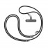 Ремешок для смартфона ArmorStandart Silicone Rope Titanium Black with Grey holder