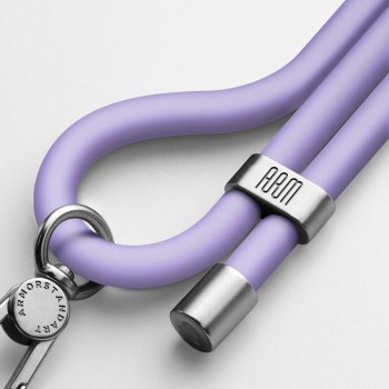 Ремешок для смартфона ArmorStandart Silicone Rope Titanium Violet with Grey holder, Titanium Violet (фиолетовый)