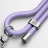 Ремінець для смартфона ArmorStandart Silicone Rope Titanium Violet with Grey holder, Titanium Violet (фіолетовий)