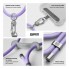 Ремінець для смартфона ArmorStandart Silicone Rope Titanium Violet with Grey holder, Titanium Violet (фіолетовий)