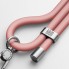 Ремінець для смартфона ArmorStandart Silicone Rope Titanium Pink with Grey holder, Titanium Pink (рожевий)