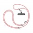 Ремінець для смартфона ArmorStandart Silicone Rope Titanium Pink with Grey holder, Titanium Pink (рожевий)
