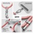 Ремінець для смартфона ArmorStandart Silicone Rope Titanium Pink with Grey holder, Titanium Pink (рожевий)