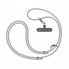 Ремінець для смартфона ArmorStandart Silicone Rope Titanium Grey with Grey holder, Titanium Grey (сірий)