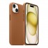 Чохол зі штучної шкіри ArmorStandart FAKE Leather Case для Apple iPhone 15, Light Coffee (коричневий)