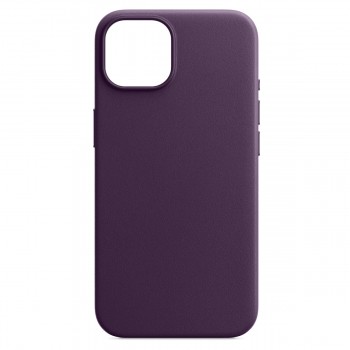 Чохол зі штучної шкіри ArmorStandart FAKE Leather Case для Apple iPhone 15, Deep Purple Чохол зі штучної шкіри ArmorStandart FAKE Leather Case для Apple iPhone 15, Deep Purple