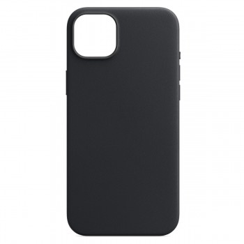 Чехол-накладка из искусственной кожи ArmorStandart FAKE Leather Case для Apple iPhone 15 Plus, чёрный