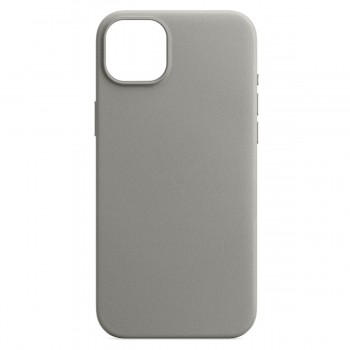 Чохол зі штучної шкіри ArmorStandart FAKE Leather Case для Apple iPhone 15 Plus Grey Чохол зі штучної шкіри ArmorStandart FAKE Leather Case для Apple iPhone 15 Plus Grey