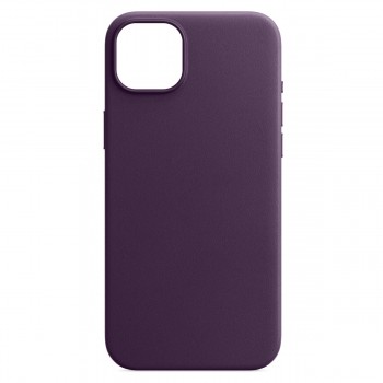 Чехол-накладка из искусственной кожи ArmorStandart FAKE Leather Case для Apple iPhone 15 Plus Deep Purple