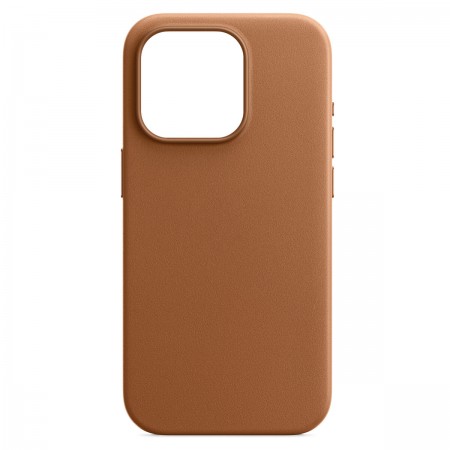Чехол-накладка ArmorStandart FAKE Leather Case для Apple iPhone 15 Pro Light Coffee, Light Cofee (коричневый)