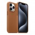 Чехол-накладка ArmorStandart FAKE Leather Case для Apple iPhone 15 Pro Light Coffee, Light Cofee (коричневый)