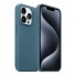 Чохол зі штучної шкіри ArmorStandart FAKE Leather Case для Apple iPhone 15 Pro, Sea Blue