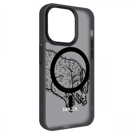 Чохол ArmorStandart Uniq Magsafe для Apple iPhone 14 Pro, Maza Boar 2 Black
