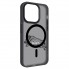 Чехол MagSafe с матовой прозрачной панелью ArmorStandart Uniq MagSafe для Apple iPhone 15 Pro, Maza Boar 1 Black