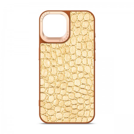 Чехол Harder Crocosaur для Apple iPhone 15 Beige