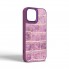 Чехол из экокожи и TPU Harder Crocosaur для Apple iPhone 15, Purple