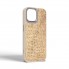 Чехол из экокожи Harder Crocosaur для Apple iPhone 15, Titanium (бежевый)