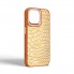 Чехол из экокожи Harder Crocosaur для Apple iPhone 15 Pro Max, бежевый