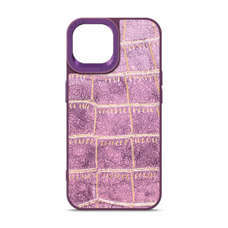 Чохол-накладка Harder Crocosaur для Apple iPhone 14, Purple