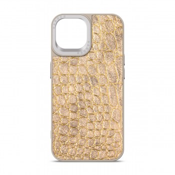 Чехол Harder Crocosaur для Apple iPhone 14 Titanium