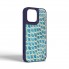 Чехол-накладка Harder Crocosaur для Apple iPhone 14 Pro Max синий