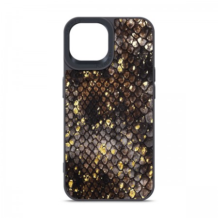 Чохол з екошкіри Harder Nagas для Apple iPhone 14, Black (чорний)