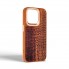 Чехол из экокожи Harder Glamorous Croco для Apple iPhone 15 Pro, Magma