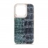 Чехол Harder Glamorous Croco для Apple iPhone 14 Pro, Grey Green