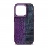 Чохол-накладка Harder Glamorous Croco для Apple iPhone 14 Pro, Dark Purple (фіолетовий)