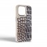 Чохол Harder Harder Glamorous Croco для Apple iPhone 14 Pro Max, TPU + екошкіра, Grey Gold (різнокольоровий)