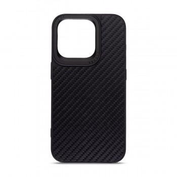 Чохол-накладка Harder Carbon Pattern для Apple iPhone 14 Pro, Black (чорний)