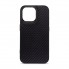 Чехол Harder Harder Carbon Pattern для Apple iPhone 14 Pro Max, TPU + экокожа, Black (чёрный)